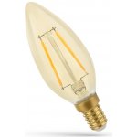 Spectrum LED Retro LED žárovka E14, 2W, 260lm, jantarové sklo, 2400K [WOJ+14070] – Hledejceny.cz