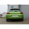 Výfuk na auto FOX Nerezový koncový tlmič s dvojitým vyústením na každej strane 2x76mm (Typ 25) VOLKSWAGEN Scirocco - 13 r.v. od 2008