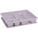 CURVER Odkapávač na nádobí velký 45 x 38 cm, s podnosem, béžový – Hledejceny.cz