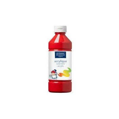 Lefranc Education akrylová barva 500 ml 528 primary red – Sleviste.cz