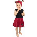 ESITO Dívčí kolová sukně Black Spot Ruby red červená – Hledejceny.cz