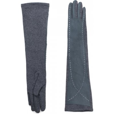 Art of Polo dlouhé elegantní dámské rukavice šedé