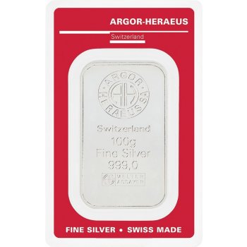 Argor-Heraeus stříbrný slitek 100 g