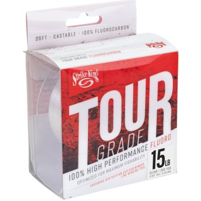 Strike King Tour Grade Fluorocarbon Line 183m 0,34mm 15lb – Hledejceny.cz