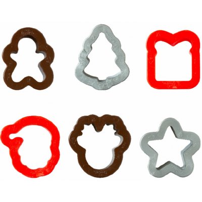 Decora Mini vánoční vykrajovátka na cukroví Varianta: Perníček (hnědý) – 3,8 × 3,5 × 2,2 cm – Hledejceny.cz