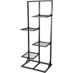 ProGarden STOJAN NA KVĚTINÁČ EMA 102x40x27 cm ČERNÁ – Zboží Dáma