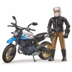 Bruder 63051 Ducati Scrambler Desert Sled s figurkou motorkáře – Hledejceny.cz