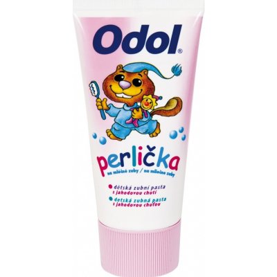 Odol Perlička jahodová chuť zubní pasta pro děti od 2 let 50 ml – Sleviste.cz