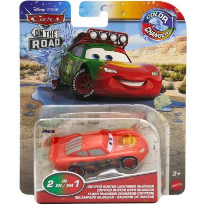 Disney Cars On The Road Color Changers Cryptid Buster Lightning Mcqueen