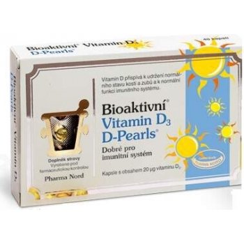 Bioaktivní Vitamin D3 Pearls 80 kapslí