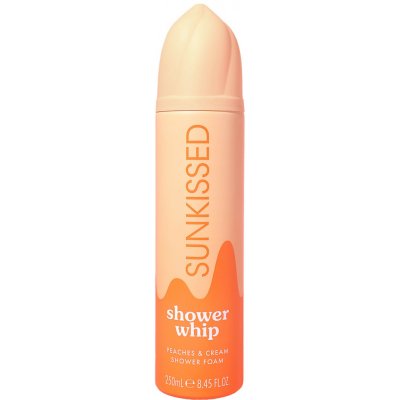 Sunkissed šlehačková sprchová pěna Shower Whip Peaches & Cream, 250ml – Zboží Mobilmania