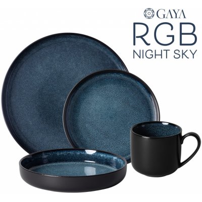 Lunasol Porcelánový set Gaya RGB Night Sky Lunasol 16 ks – Zboží Dáma