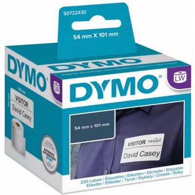 Dymo 101mm x 54mm, bílá, , 220 etiket, S0722430 – Sleviste.cz