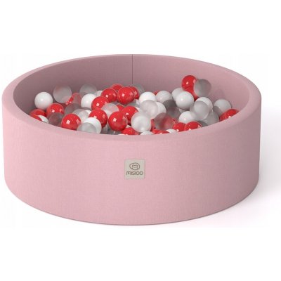 Misioo suchý bazén s míčky Smart 90 x 30 růžový + 200 míčků – Zboží Dáma