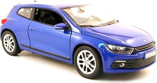 Welly VW Scirocco modrá 1:24