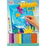 GRAFIX Mozaikový obrázek Delfíni A4 kreativní set – Hledejceny.cz