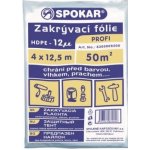 SPOKAR Zakrývací fólie 4 x 12,5 m, HDPE 12µ PROFI – Hledejceny.cz
