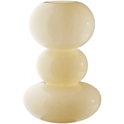 Jotex Žlutá skleněná váza TOWER 30 cm – Hledejceny.cz