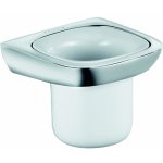 KLUDI Amba držák s pohárkem, chrom / porcelán 5397505 – Sleviste.cz