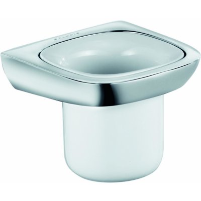 KLUDI Amba držák s pohárkem, chrom / porcelán 5397505 – Sleviste.cz