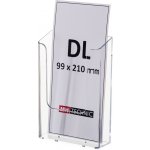 MH Technic s.r.o. Nástěnný zásobník na letáky DL, transparentní – Zboží Dáma