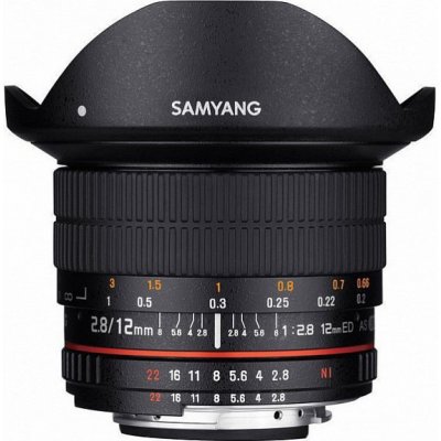 Samyang 12mm f/2.8 ED AS NCS FishEye Canon M