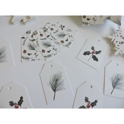 Be Nice EKO Jmenovky vánoční - V jehličí 9 ks – Zboží Dáma