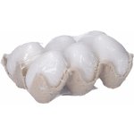 Wiky Vajíčko dekorační plastové bílé 6 cm, 6ks – Zboží Dáma