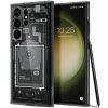 Pouzdro a kryt na mobilní telefon Pouzdro Spigen Ultra Hybrid zero one ochranné Samsung Galaxy S23 Ultra černé