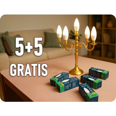 V-TAC LED žárovka E14 Svíčka 6,5W 600 lm 5+5 studená bílá – Hledejceny.cz