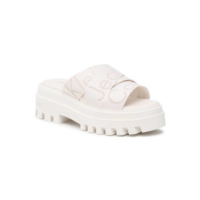 Calvin Klein Jeans nazouváky Toothy Combat Sandal Webbing YW0YW00949 Ancient white – Zboží Mobilmania