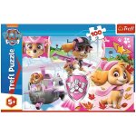 Trefl Paw Patrol Tlapková patrola Skye v akci 16368 100 dílků – Zbozi.Blesk.cz