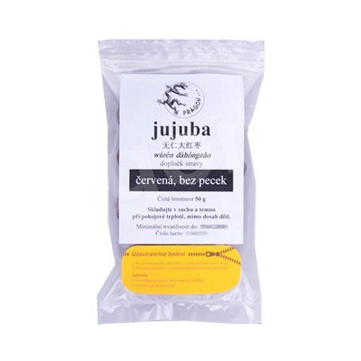 Bylinky TČM Jujuba červená bez pecek dahongzao Ziziphi fructus 50 g – Sleviste.cz