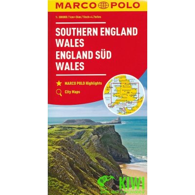 Anglie jih Wales mapa 1:300T MD – Hledejceny.cz