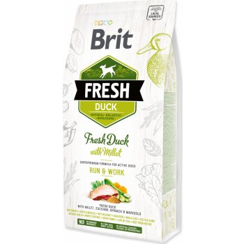 Brit Fresh Duck with Millet Active Run & Work 2,5 kg