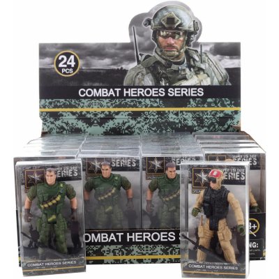 Voják se zbraní 9cm akční postavička Combat Heroes 2 druhy v krabičce – Zboží Mobilmania