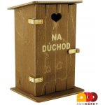 Pokladnička kadibudka Na důchod 11 x 10 x 18 5 cm – Zboží Dáma