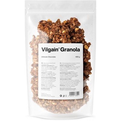 Vilgain Granola ultimátní čokoláda 400 g – Zboží Mobilmania