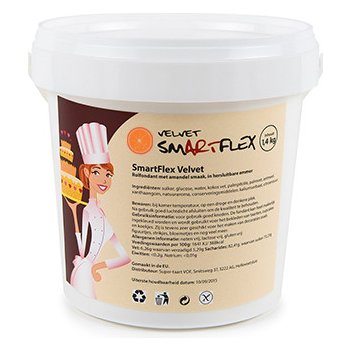 Smartflex 1329 velvet pomeranč Potahovací hmota 1,4 kg