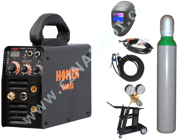 Alfain HOMER T 160 HF PULSE + kabely + ventil + kukla + lahev + vozík