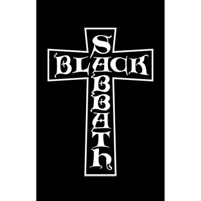 Rock Off Black Sabbath - Cross (vlajka) – Hledejceny.cz