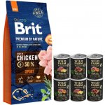 Brit Premium By Nature Sport Chicken 15 kg – Hledejceny.cz