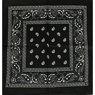 dámský šátek B23 černá – Zboží Mobilmania