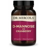 Dr. Mercola D-Mannose and Cranberry Extract 500 mg 60 kapslí – Hledejceny.cz