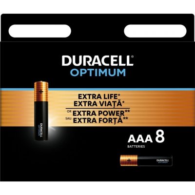 DURACELL Optimum AAA 8ks 42393 – Zbozi.Blesk.cz