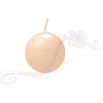 Paris Dekorace "Koule" 45mm lakovanásvětlý karamel – Zboží Dáma