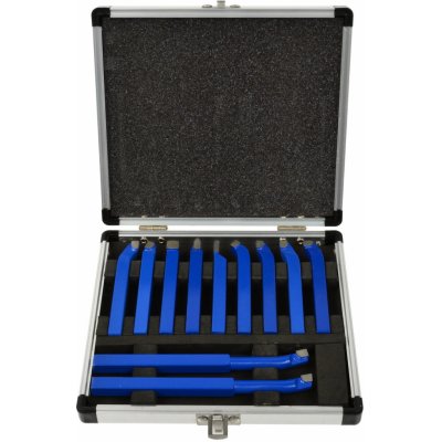 Soustružnické nože, sada 11ks, 8x8mm, uloženo v kufru GEKO GEKO nářadí G01240 – Zboží Mobilmania