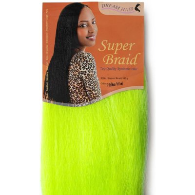 Super Braid 100% Jumbo Braid Kanekalon F25 NEON YELLOW – Hledejceny.cz