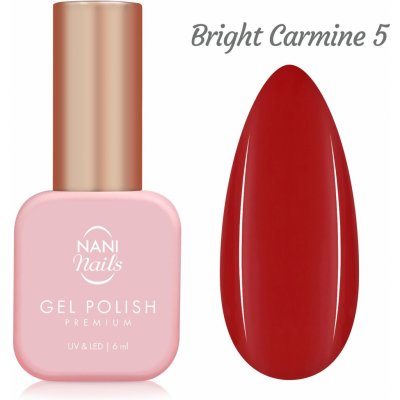 NANI gel lak Premium 6 ml - Bright Carmine – Zboží Dáma