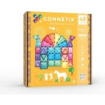 Connetix Glitter Castle se třpytkami 48 ks – Zboží Živě